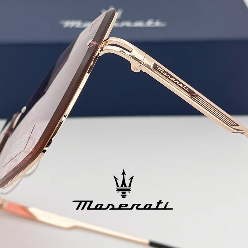 MASERATI Car High End Glasses For Maserati Ghibli Quattroporte Levante Grecale GranTurismo GranCabrio UV400 Driver Sunglasses