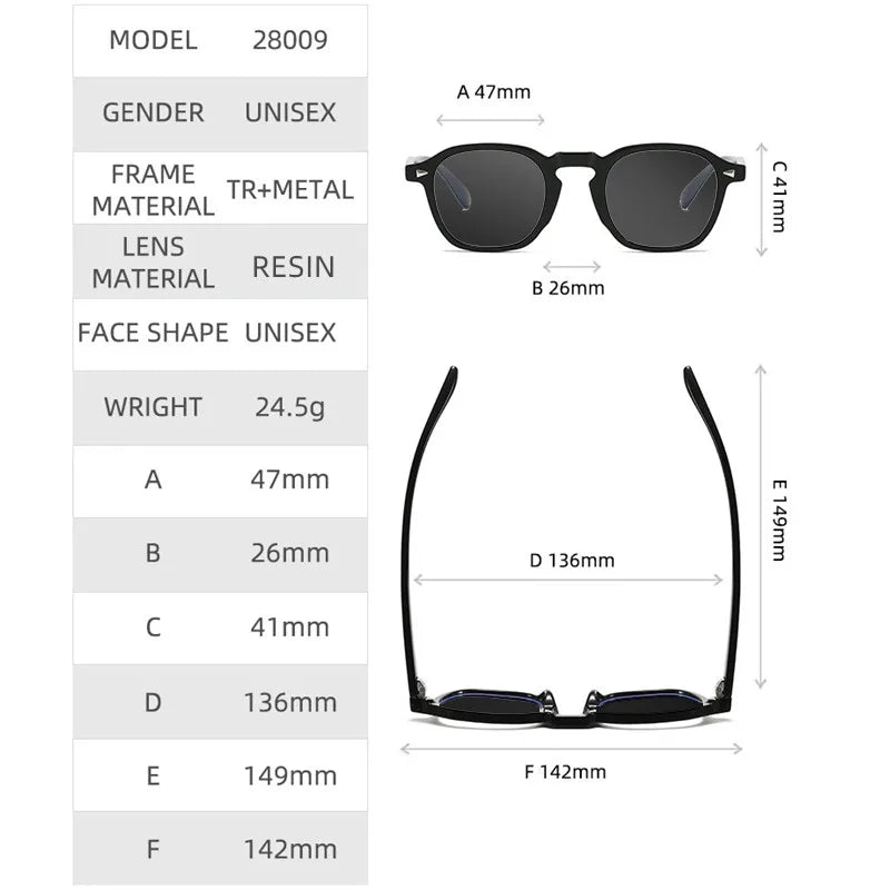 LOERHUNAR High Quality Fashion Oval Small Frame Myopia Sunglasses for Men Women Optical Prescription Gray Sunglasses Anti UV400